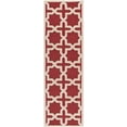 thumbnail image 1 of SAFAVIEH Cambridge Liz Geometric Wool Runner Rug, Rust/Ivory, 2'6" x 12', 1 of 10