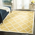 thumbnail image 1 of SAFAVIEH Cambridge Merletta Geometric Wool Area Rug, Gold/Ivory, 8' x 10', 1 of 8