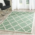 thumbnail image 1 of SAFAVIEH Cambridge Merletta Geometric Wool Area Rug, Teal/Ivory, 4' x 6', 1 of 8