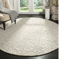 thumbnail image 1 of SAFAVIEH Cambridge Mirko Geometric Wool Area Rug, Ivory/Gray, 6' x 6' Round, 1 of 8