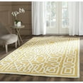 thumbnail image 1 of SAFAVIEH Cambridge Norbert Geometric Wool Area Rug, Gold/Ivory, 4' x 6', 1 of 8