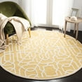 thumbnail image 1 of SAFAVIEH Cambridge Norbert Geometric Wool Area Rug, Gold/Ivory, 6' x 6' Round, 1 of 7