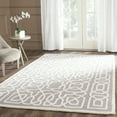 thumbnail image 1 of SAFAVIEH Cambridge Norbert Geometric Wool Area Rug, Silver/Ivory, 4' x 6', 1 of 7