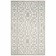 thumbnail image 1 of SAFAVIEH Cambridge Norbert Geometric Wool Area Rug, Silver/Ivory, 8' x 10', 1 of 5