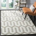 thumbnail image 1 of SAFAVIEH Cambridge Oswald Geometric Wool Area Rug, Light Blue/Gray, 4' x 6', 1 of 8