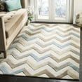 thumbnail image 1 of SAFAVIEH Cambridge Percival Geometric Wool Area Rug, Ivory/Gray, 3' x 5', 1 of 8