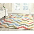 thumbnail image 1 of SAFAVIEH Cambridge Percival Zig Zag Stripes Wool Area Rug, Ivory/Multi, 9' x 12', 1 of 5