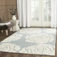 thumbnail image 1 of SAFAVIEH Cambridge Permelia Geometric Wool Area Rug, Blue/Ivory, 8' x 10', 1 of 7