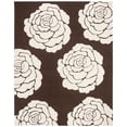 thumbnail image 1 of SAFAVIEH Cambridge Permelia Geometric Floral Wool Area Rug, Brown/Ivory, 8' x 10', 1 of 10