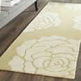 thumbnail image 1 of SAFAVIEH Cambridge Permelia Geometric Wool Runner Rug, Light Gold/Ivory, 2'6" x 8', 1 of 7