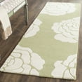 thumbnail image 1 of SAFAVIEH Cambridge Permelia Geometric Wool Runner Rug, Lime/Ivory, 2'6" x 8', 1 of 7