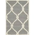 thumbnail image 1 of SAFAVIEH Cambridge Raleigh Geometric Wool Area Rug, Dark Gray/Ivory, 2' x 3', 1 of 6