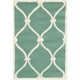 thumbnail image 1 of SAFAVIEH Cambridge Raleigh Geometric Wool Area Rug, Teal/Ivory, 2' x 3', 1 of 10