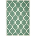 thumbnail image 1 of SAFAVIEH Cambridge Raleigh Geometric Wool Area Rug, Teal/Ivory, 9' x 12', 1 of 10