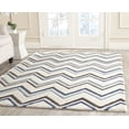 thumbnail image 1 of SAFAVIEH Cambridge Ravenna Geometric Wool Area Rug, Ivory/Blue, 4' x 6', 1 of 7