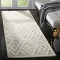 thumbnail image 1 of SAFAVIEH Cambridge Rordan Geometric Wool Runner Rug, Light Brown/Ivory, 2'6" x 8', 1 of 7