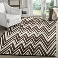 thumbnail image 1 of SAFAVIEH Cambridge Sam Geometric Wool Area Rug, Brown/Ivory, 2' x 3', 1 of 8