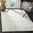 thumbnail image 1 of SAFAVIEH Cambridge Sam Geometric Wool Area Rug, Gray/Ivory, 4' x 4' Square, 1 of 10