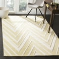 thumbnail image 1 of SAFAVIEH Cambridge Sam Geometric Wool Area Rug, Light Gold/Ivory, 8' x 10', 1 of 8