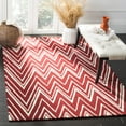 thumbnail image 1 of SAFAVIEH Cambridge Sam Geometric Wool Area Rug, Red/Ivory, 5' x 8', 1 of 8