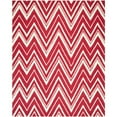 thumbnail image 1 of SAFAVIEH Cambridge Sam Geometric Wool Area Rug, Red/Ivory, 8' x 10', 1 of 5