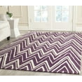 thumbnail image 1 of SAFAVIEH Cambridge Sam Geometric Wool Area Rug, Purple/Ivory, 6' x 9', 1 of 7