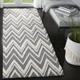 thumbnail image 1 of SAFAVIEH Cambridge Sam Geometric Wool Runner Rug, Dark Gray/Ivory, 2'6" x 10', 1 of 8