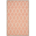 thumbnail image 1 of SAFAVIEH Cambridge Selwyn Geometric Wool Area Rug, Coral/Ivory, 5' x 8', 1 of 5