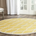 thumbnail image 1 of SAFAVIEH Cambridge Selwyn Geometric Wool Area Rug, Gold/Ivory, 6' x 6' Round, 1 of 11