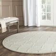 thumbnail image 1 of SAFAVIEH Cambridge Selwyn Geometric Wool Area Rug, Light Gray/Ivory, 8' x 8' Round, 1 of 8