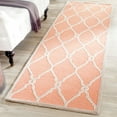 thumbnail image 1 of SAFAVIEH Cambridge Selwyn Geometric Wool Runner Rug, Coral/Ivory, 2'6" x 6', 1 of 7