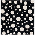 thumbnail image 1 of SAFAVIEH Cambridge Talisha Dot-Print Area Rug, Black/Ivory, 6' x 6' Square, 1 of 8