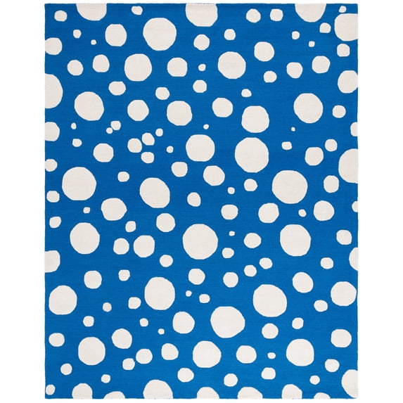 SAFAVIEH Cambridge Talisha Dot-Print Area Rug, Blue/Ivory, 8' x 10'