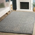 thumbnail image 1 of SAFAVIEH Cambridge Wade Geometric Wool Area Rug, Dusty Blue/Cement, 5' x 8', 1 of 11