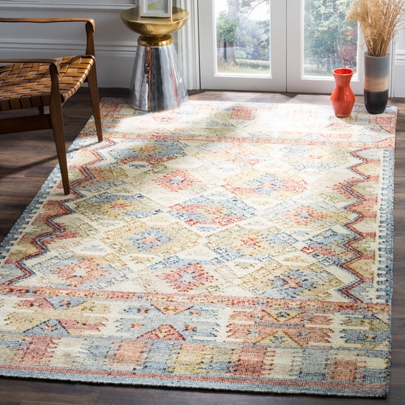 SAFAVIEH Canyon Bertina Southwestern Area Rug, Ivory/Multi, 5' x 8'