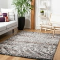 thumbnail image 1 of SAFAVIEH Canyon Casey Distressed Shag Area Rug, Gray/Ivory, 5'3" x 7'7", 1 of 11