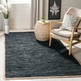 thumbnail image 1 of SAFAVIEH Cape Cod Ainsley Texture/Embroidery Area Rug, Black/Natural, 6' x 9', 1 of 10