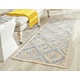 thumbnail image 1 of SAFAVIEH Cape Cod Alayna Geometric Runner Rug, Natural/Blue, 2'3" x 6', 1 of 8