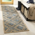 thumbnail image 1 of SAFAVIEH Cape Cod Alayna Geometric Runner Rug, Natural/Blue, 2'3" x 8', 1 of 8