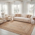thumbnail image 1 of SAFAVIEH Cape Cod Aldous Braided Striped Jute Area Rug, 4' x 6', Natural, 1 of 11