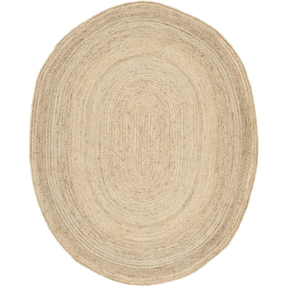 SAFAVIEH Cape Cod Aldous Geometric Area Rug, Natural, 10' x 14' Oval