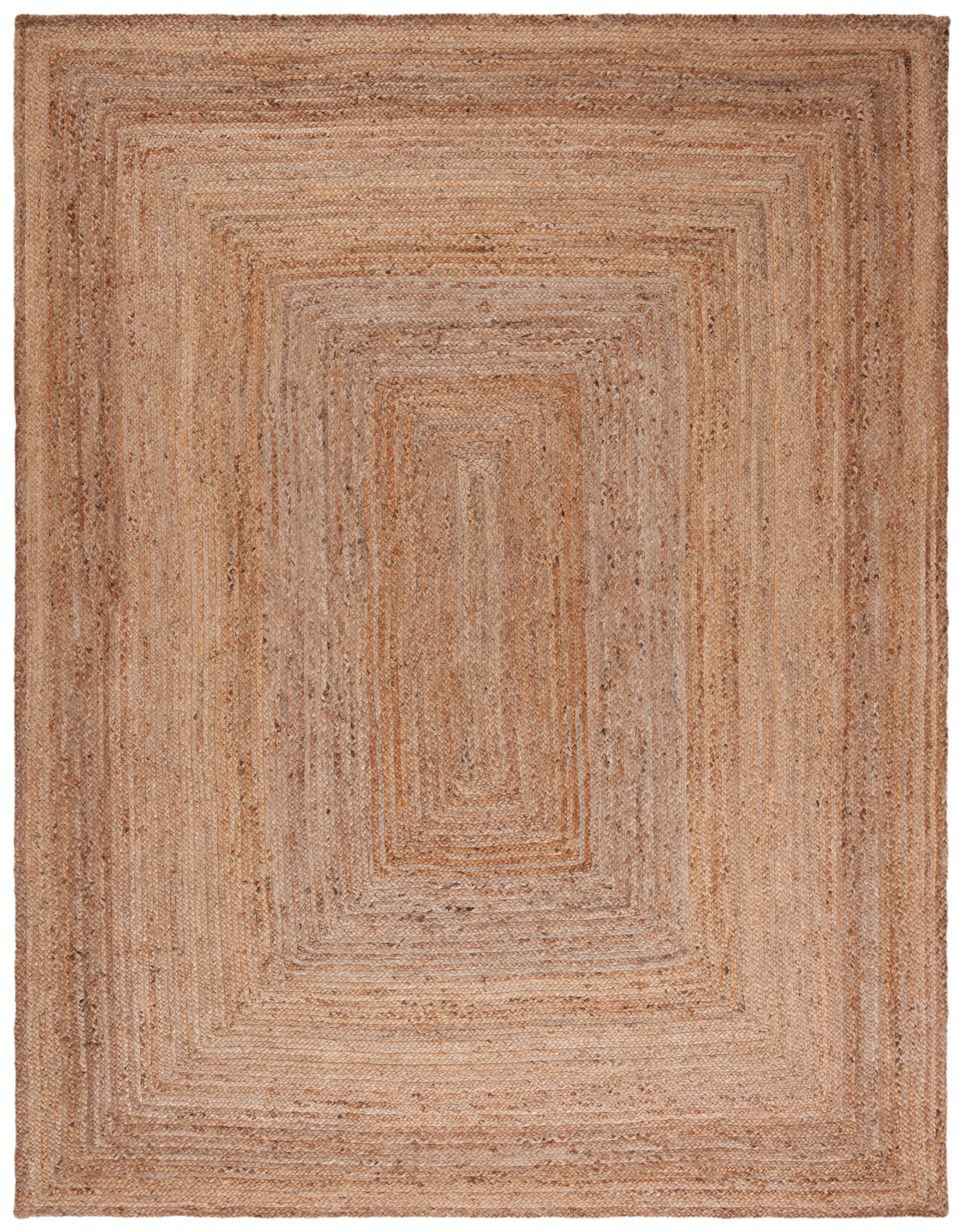 Natural Jute 12' x 18' Geometric Flat Woven Handmade Area Rug