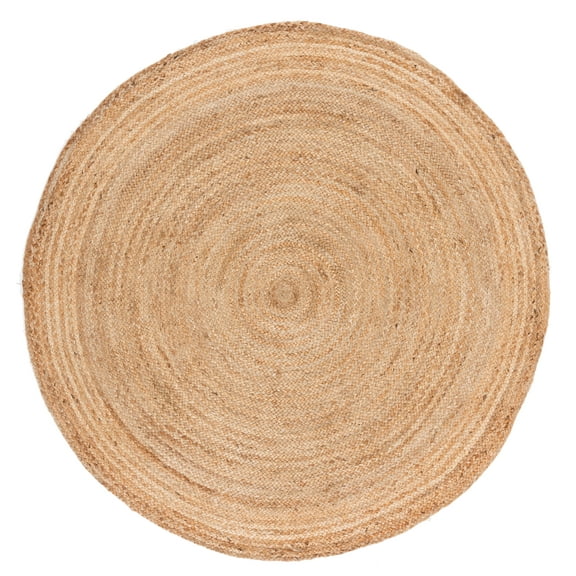 SAFAVIEH Cape Cod Aldous Geometric Area Rug, Natural, 3' x 3' Round