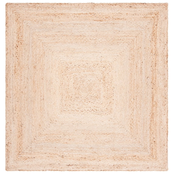 SAFAVIEH Cape Cod Aldous Geometric Area Rug, Natural, 3' x 3' Square