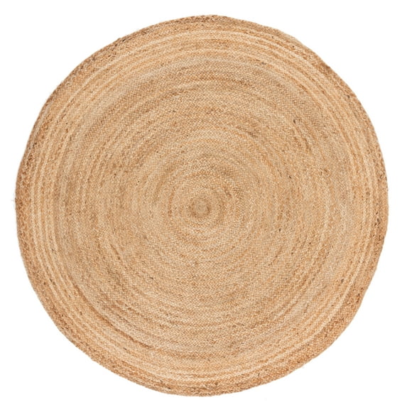 SAFAVIEH Cape Cod Aldous Geometric Area Rug, Natural, 7' x 7' Round