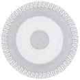 thumbnail image 1 of SAFAVIEH Cape Cod Alicia Geometric Polyester Area Rug, Grey/Ivory, 7' x 7' Round, 1 of 7