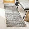 thumbnail image 1 of SAFAVIEH Cape Cod Andrina Braided Striped Jute Area Rug, 2'3" x 8', Natural/Blue, 1 of 5