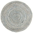 thumbnail image 1 of SAFAVIEH Cape Cod Andrina Geometric Area Rug, Natural/Blue, 10' x 10' Round, 1 of 7