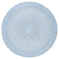 thumbnail image 1 of SAFAVIEH Cape Cod Audra Solid Polyester Area Rug, Blue, 7' x 7' Round, 1 of 4