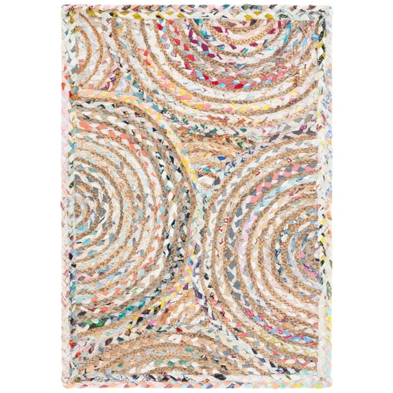 SAFAVIEH Cape Cod Bora Geometric Area Rug, Beige/Multi, 2' x 3'
